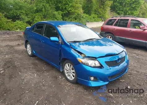 2010 Toyota Corolla S z USA, uszkodzony, nr VIN 2T1BU4EE7AC465665